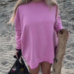 Pink hoodie